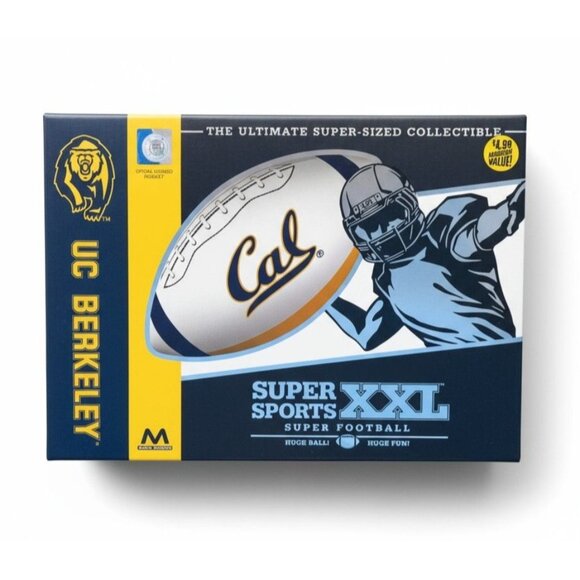 Cal Super Sports XXL Giant Inflatable Football 2.5 Ft. Official Licensed Bears M - Picture 1 of 7